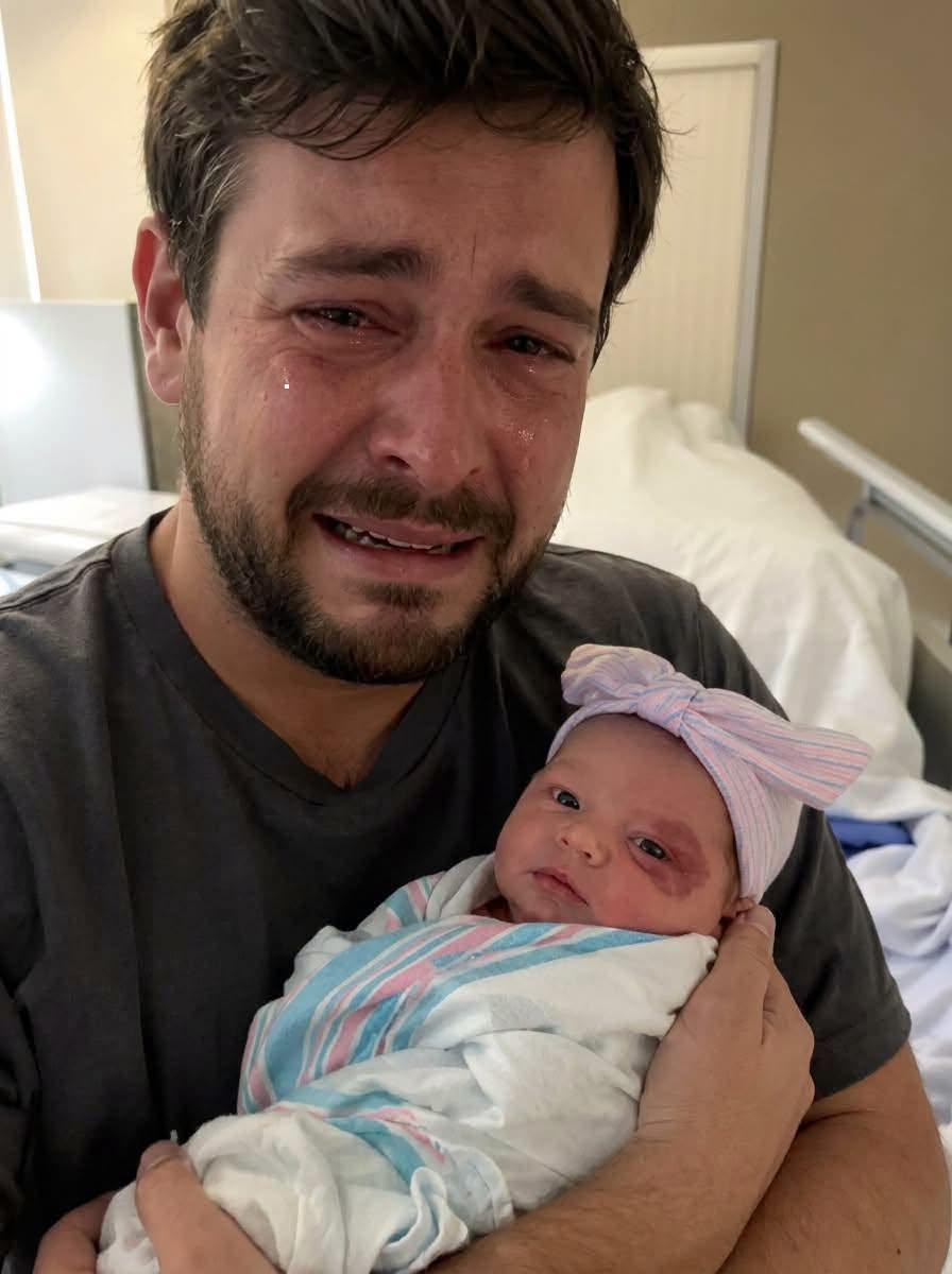 “I Was Still Hemorrhaging from an Emergency C-Section When My Husband Cradled Our Daughter for the First Time – His Expression Went Pale, and the Question He Murmured Sent Chills Down My Spine”